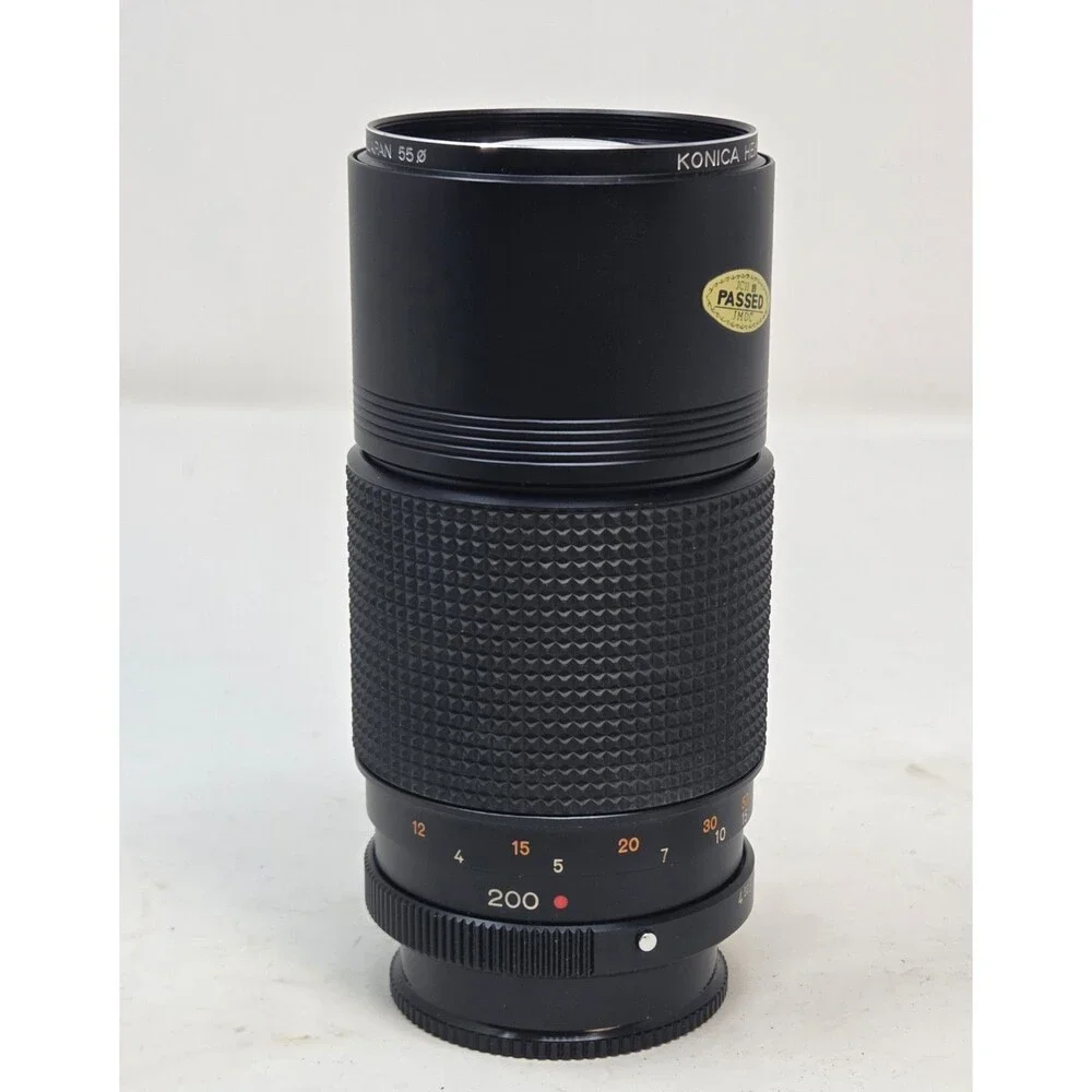 Konica Hexanon AR 200mm f/4 Telephoto lens
